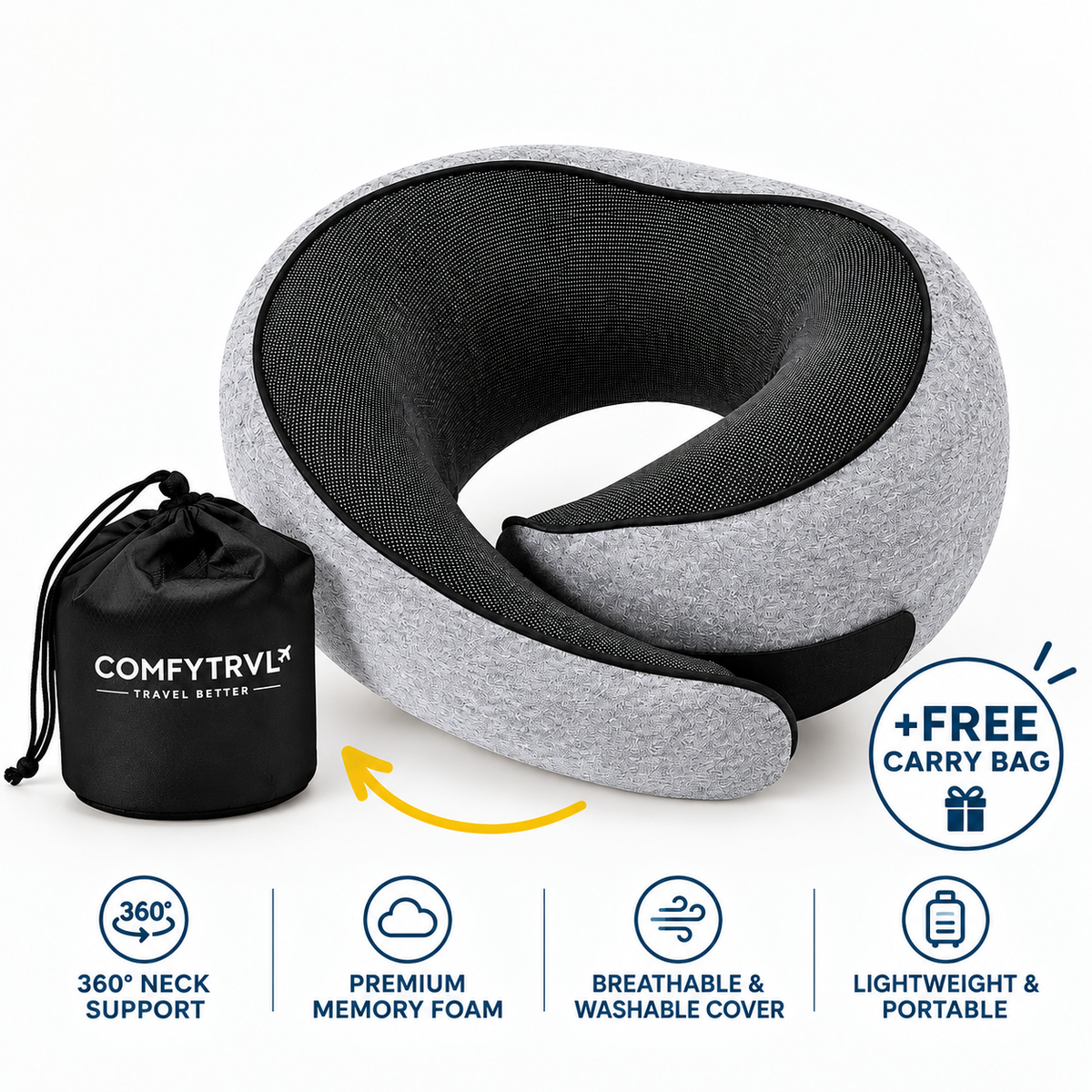 COMFYTRVL™ Original Travel Pillow