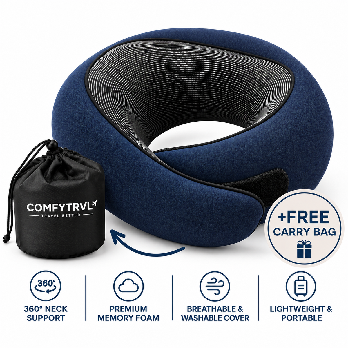 COMFYTRVL™ Original Travel Pillow